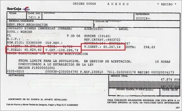 ¿Dónde se pone el IBI en la renta?