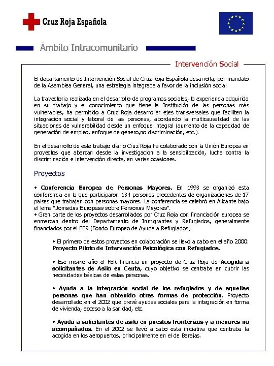 ¿Qué son proyectos de ayuda social?