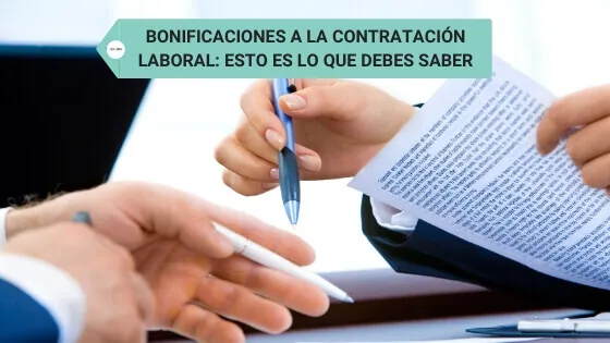 ¿Qué contratos tienen bonificación?