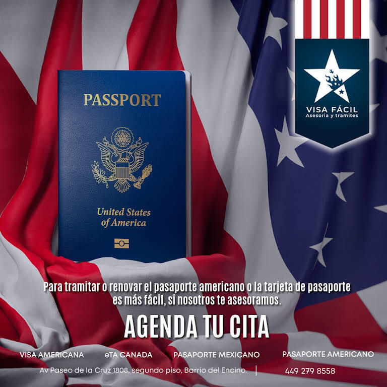 Cita para pasaporte mexicano en usa