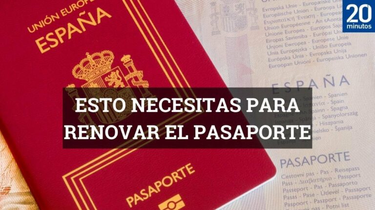 Que se necesita para renovar el pasaporte
