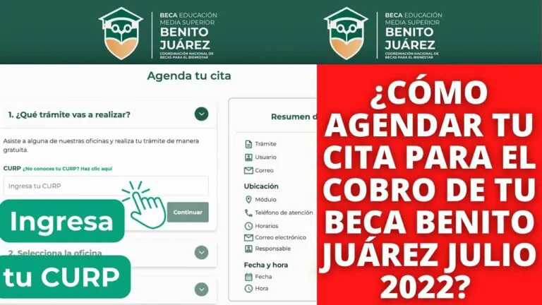Sacar cita becas benito juarez