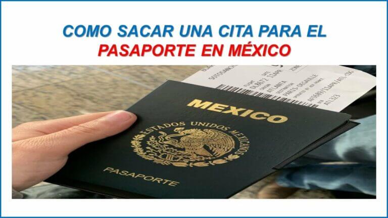 Horarios de citas para pasaporte mexicano