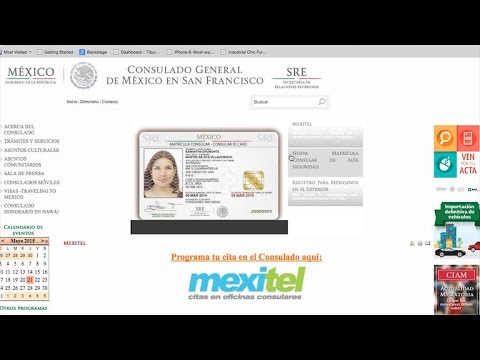 Agendar cita consulado mexicano