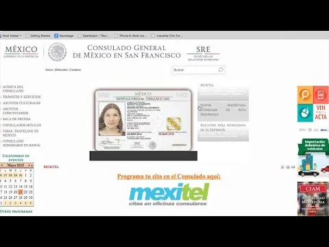 Consulado mexicano citas por internet