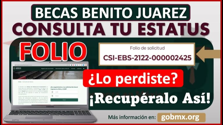 Becas Benito Juárez: ¡Obtén la tuya! Revisa tu folio