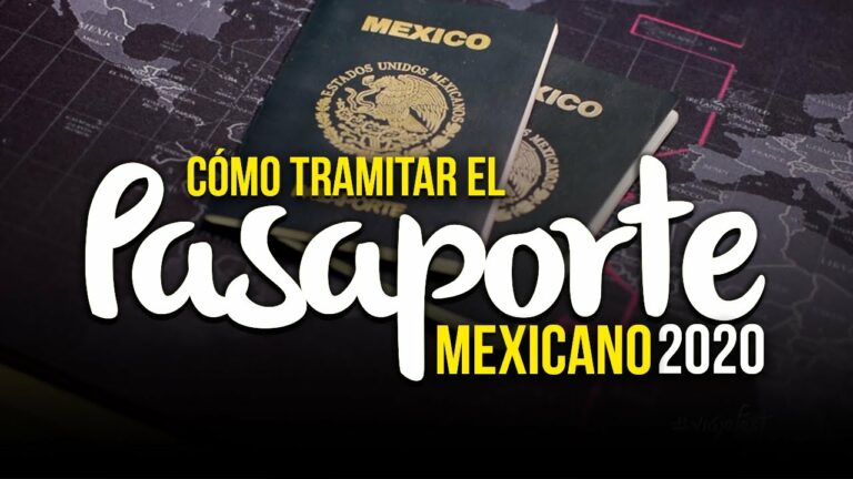 Tramite de pasaporte mexicano