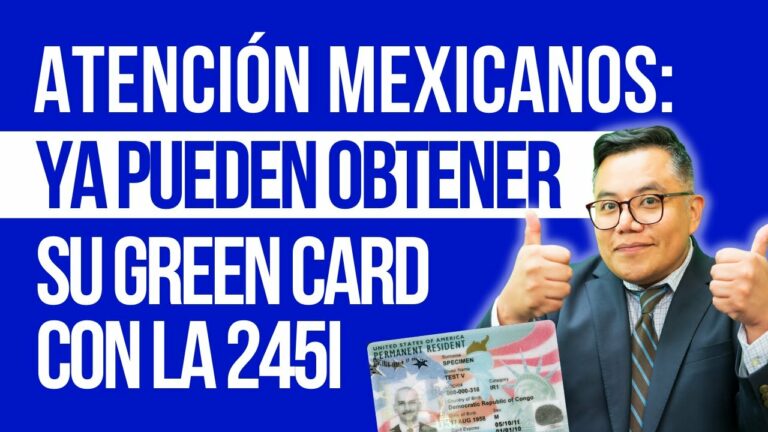Como tramitar la green card desde mexico