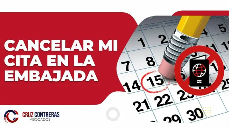 Cancelar cita pasaporte americano