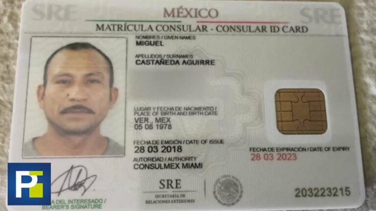 Requisitos para matricula consular y pasaporte mexicano