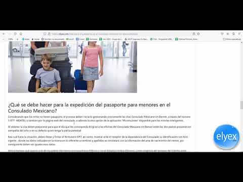 Consulado mexicano renovar pasaporte