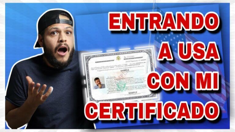 Certificado de naturalizacion usa