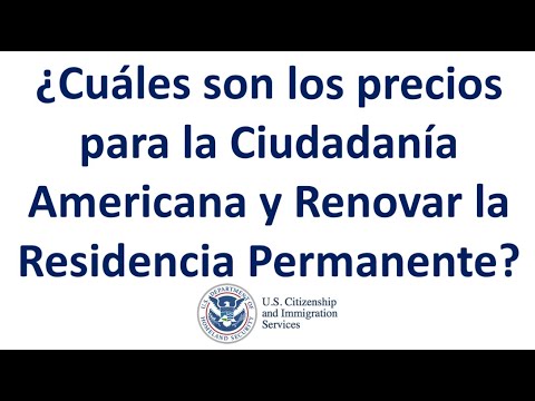 Cuanto cuesta hacer la ciudadania americana