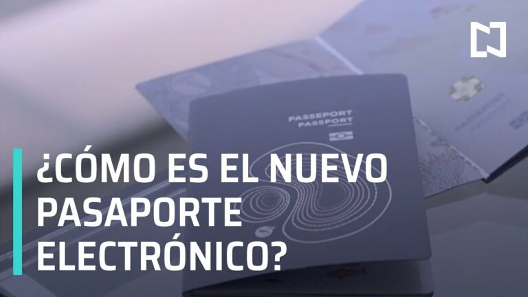 Pasaporte mexicano por dentro