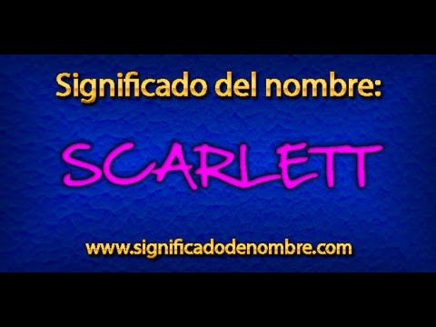 Descubre el significado bíblico detrás del nombre Scarlett en 70 caracteres