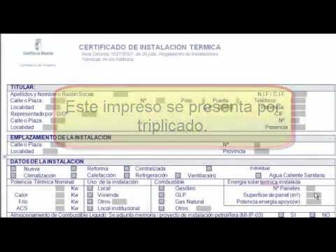 Certificado de Instalación de Aire Acondicionado en Formato PDF