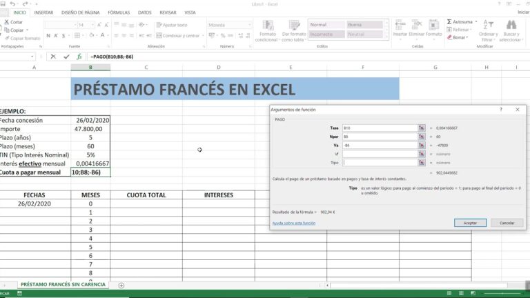 Simulador de hipoteca en Excel: Optimiza tu préstamo con el sistema francés