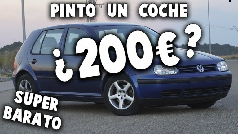 Pintura de coche por solo 300 euros: ¡Transforma tu vehículo sin gastar de más!